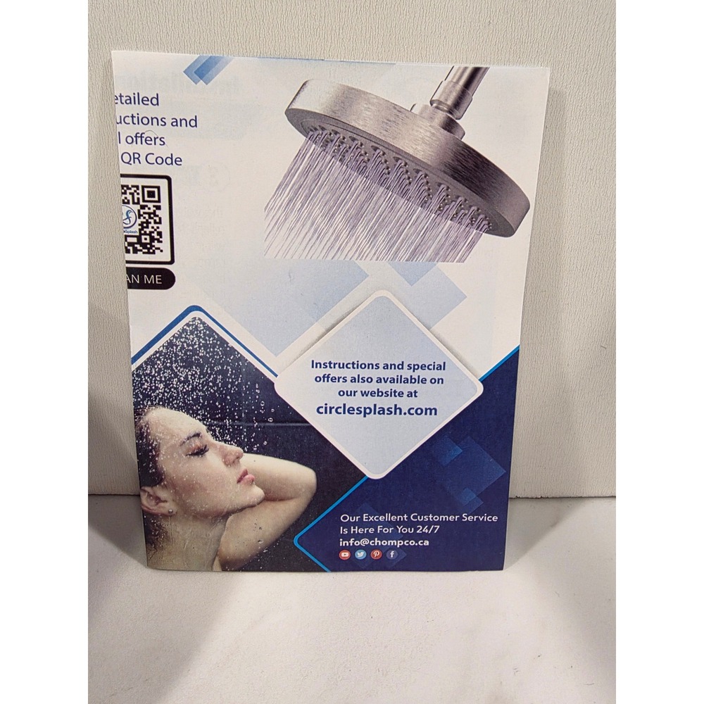 Modern Industrial Shower Head Matte Black High Pressure CircleSplash Delta Black